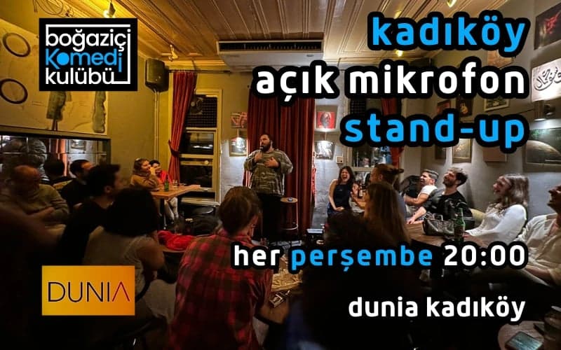 Boğaziçi Komedi Kulübü - Kadıköy Açık Mikrofon Stand-up
