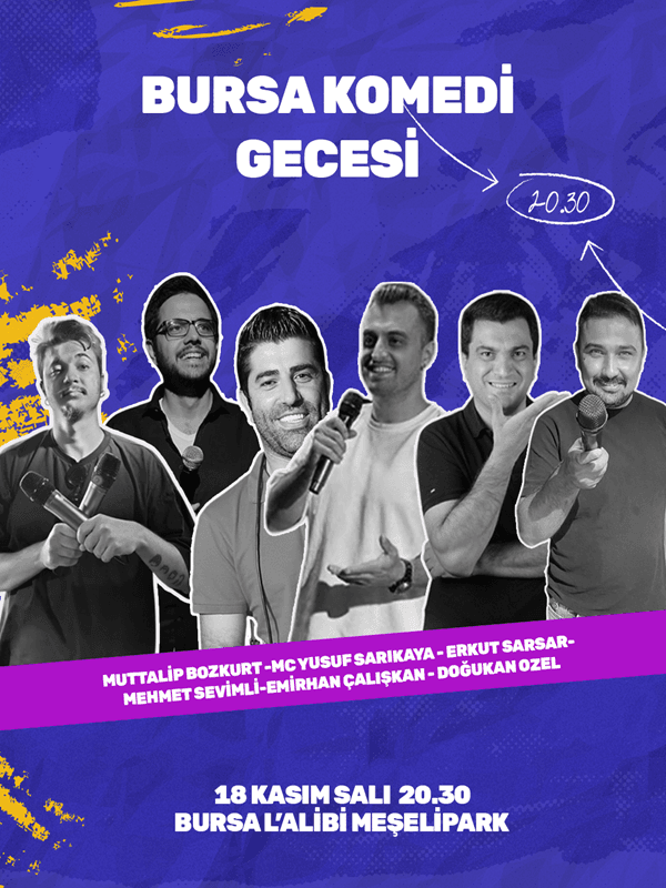 Bursa 6'lı Stand up Gecesi
