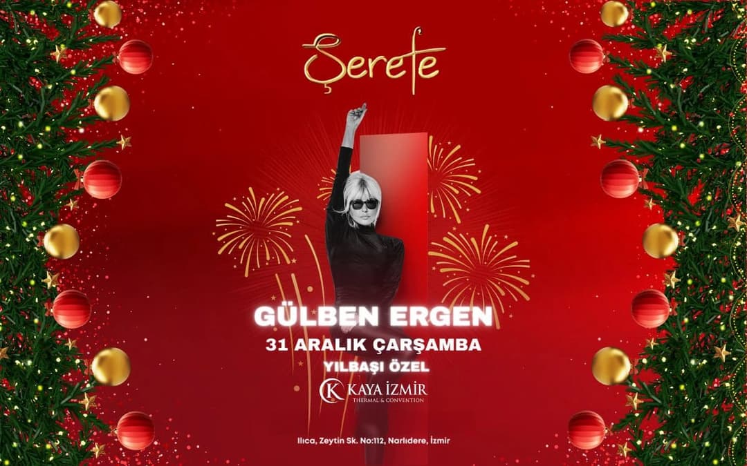Gülben Ergen Yılbaşı Yemekli Gala Gecesi