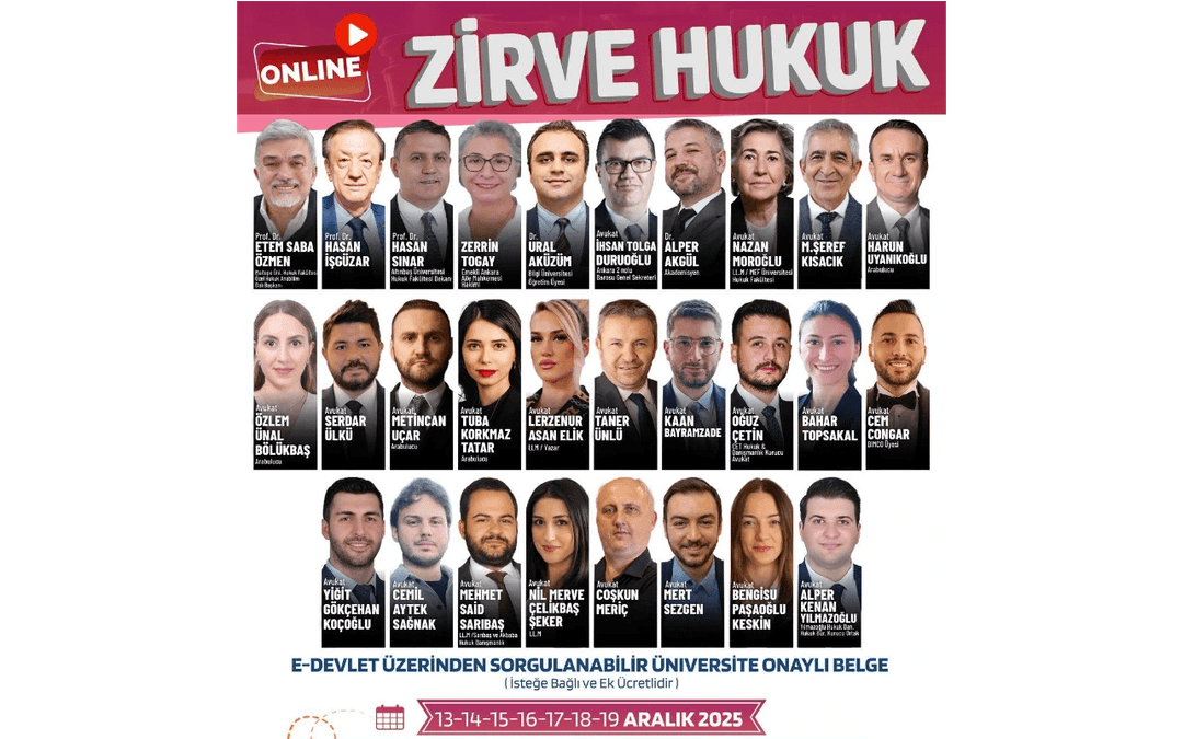 Online Zirve Hukuk Semineri