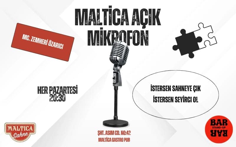 Stand up Maltica Açık Mikrofon