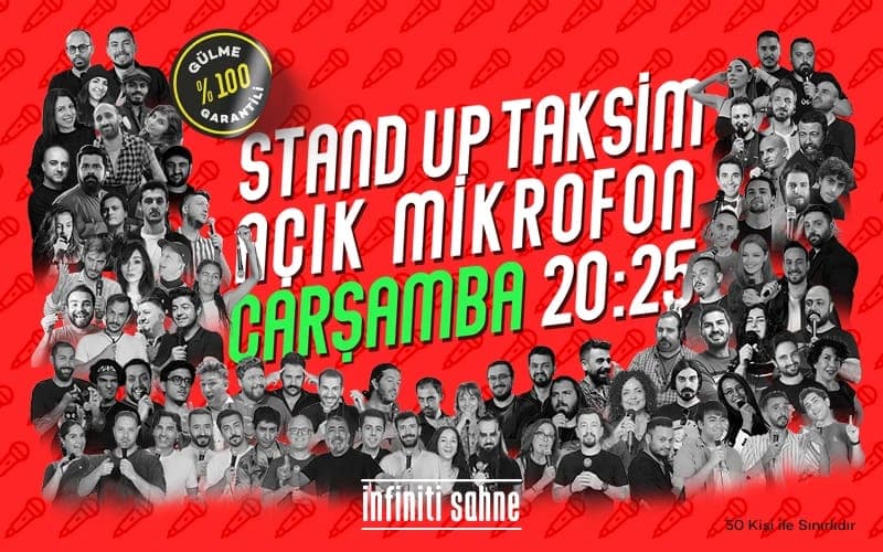 Stand Up Taksim Gecesi & Açık Mikrofon Çarşamba