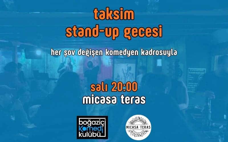 Taksim Stand-up Gecesi - Boğaziçi Komedi Kulübü