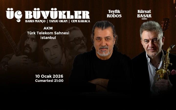 Üç Büyükler-Barış Manço&Tanju Okan&Cem Karaca